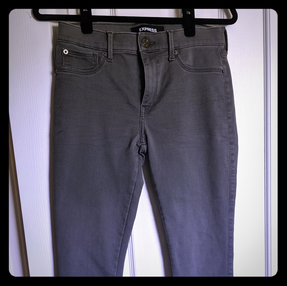 Express Stretch+ Gray Jean Leggings